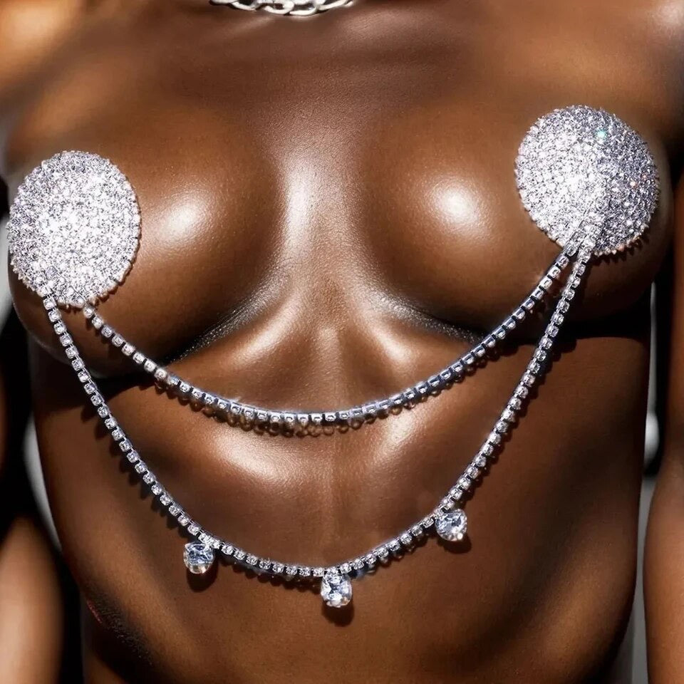 Gold Chain Nipple Covers