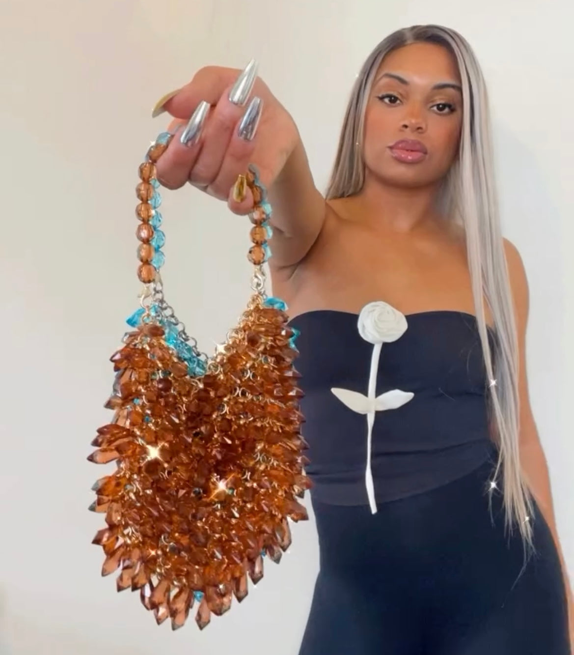 Cocoa Chandelier Clutch