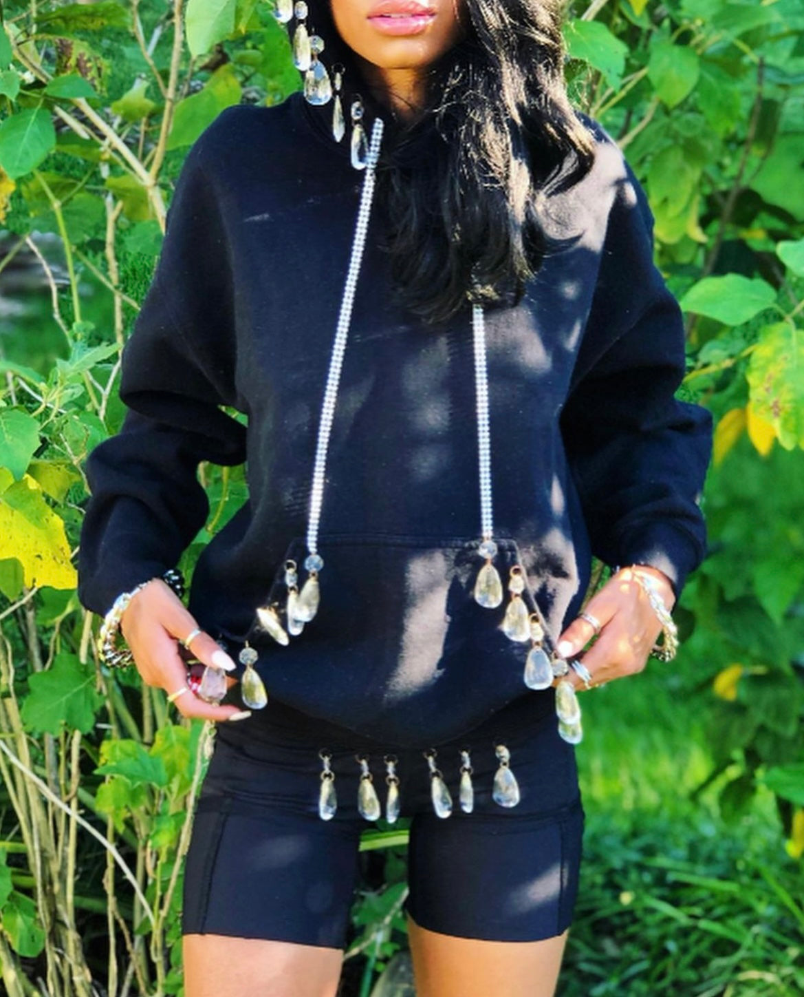 Black Chandelier Hoodie