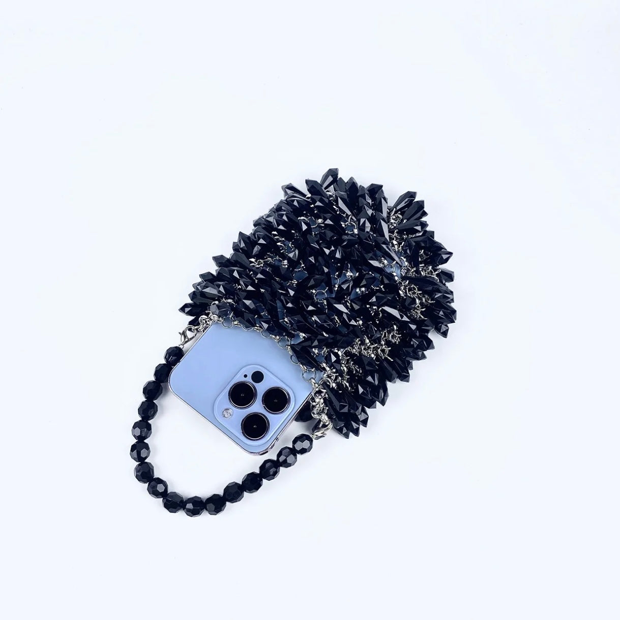 Black Onyx Chandelier Clutch