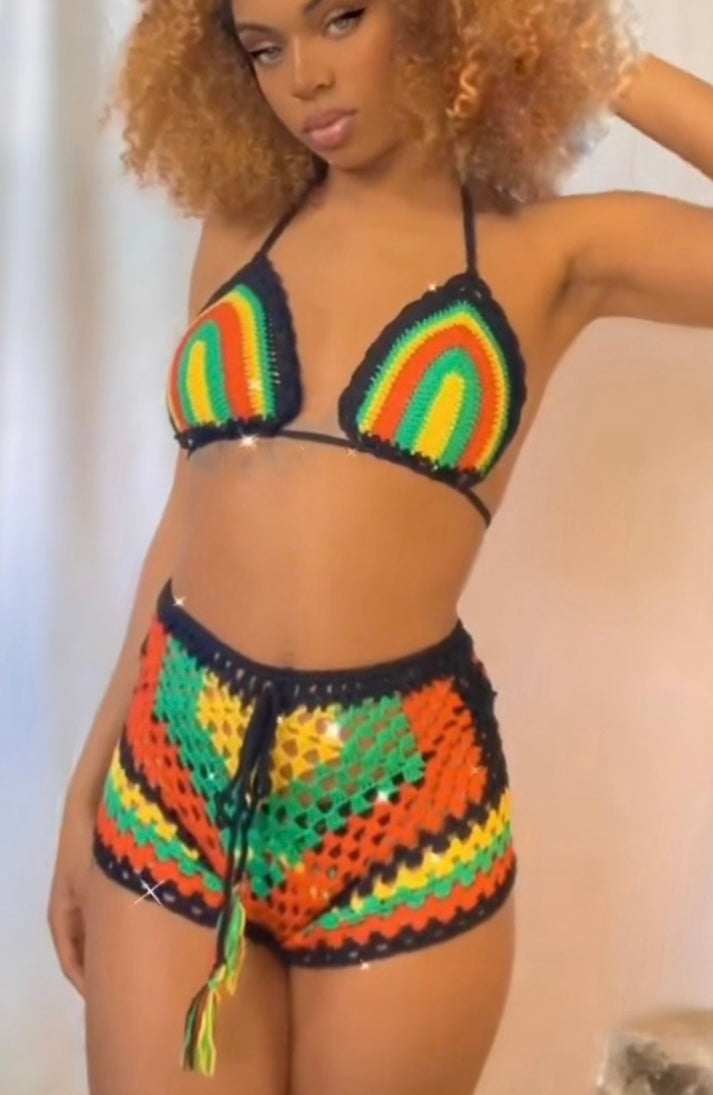 Rasta Boy Short Set